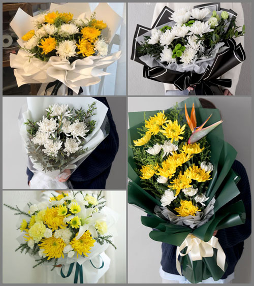 甘肃省武威凉州区清水乡白事花束代送